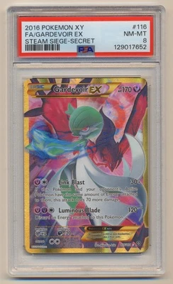 PSA 8 Pokemon Steam Siege Gardevoir EX 116/114 NM/MINT Condition! - Image 1 of 2