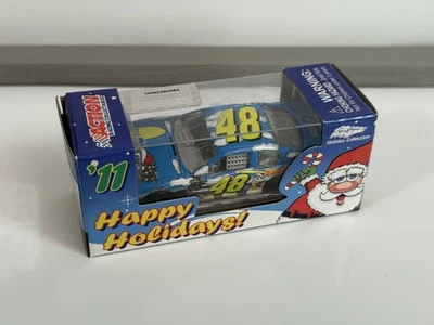 Jimmie Johnson 2011 Lowes Sam Bass Holiday 1/64 NASCAR Diecast Chevy Impala #48 - Image 1 of 4