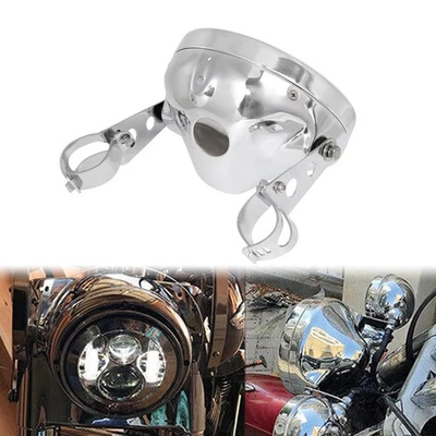 Soporte de carcasa de faro LED de 7" para Harley Electra Glide Ultra Classic Foto 1 de 4