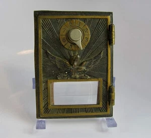 VINTAGE EAGLE US POST OFFICE BOX DOOR ~ USPS - Picture 1 of 8