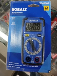 Mini multímetro Kobalt DT-103 con cables de prueba 7 funciones 16 rangos AC/DC - Imagen 1 de 2