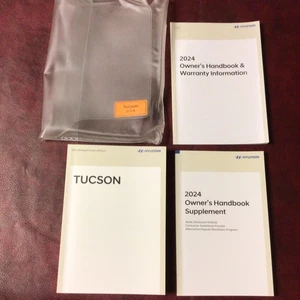 HYUNDAI TUCSON 2024 MANUAL DEL PROPIETARIO LIBROS REF GARANTÍA Y ESTUCHE GUÍA DE MANTENIMIENTO TODOS LOS MODELOS - Imagen 1 de 5