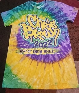 Chris Brown One Of Them Ones Concert Tour 2022 100% Cotton Tie Dye Size S Shirt  - Picture 1 of 10