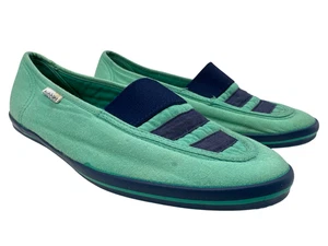 Clarks Burbujas Zapatos de Lona Planos Sin Cordones Verde Azul Retro Reino Unido 4 - Imagen 1 de 23