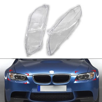 For BMW E92 E93 M3 328i 335i 2006‑2009 2x Of Headlight Head Lamp Cover - Image 1 of 4