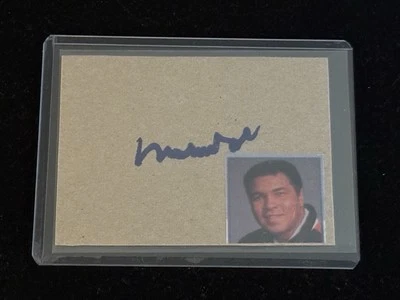 Muhammad Ali Signed Autographed Auto Cut PSA/DNA Boxing Legend HOF GOAT  - Image 1 of 2