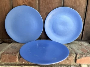 3 Vintage Catalina Keramik blau 11" Teller schön - Bild 1 von 15