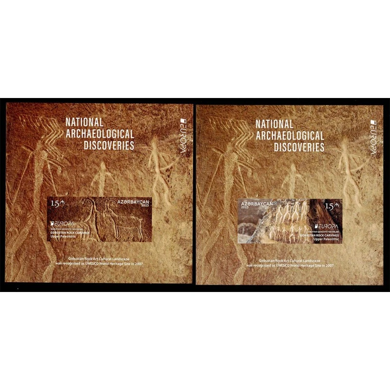 FR7803 - 2025 Azerbaijan Posteurop Off Archaeological Sites - Minisheet Non - Image 1 of 1