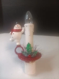 St Nicholas Square Night Light Snowman Lantern Christmas Decoration New In Box - Picture 1 of 5