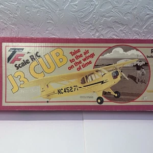 Top Flite Vintage 1981 Piper J3 Cub Balsa 77" Wingspan Model Plane Kit  **READ** - Picture 1 of 18