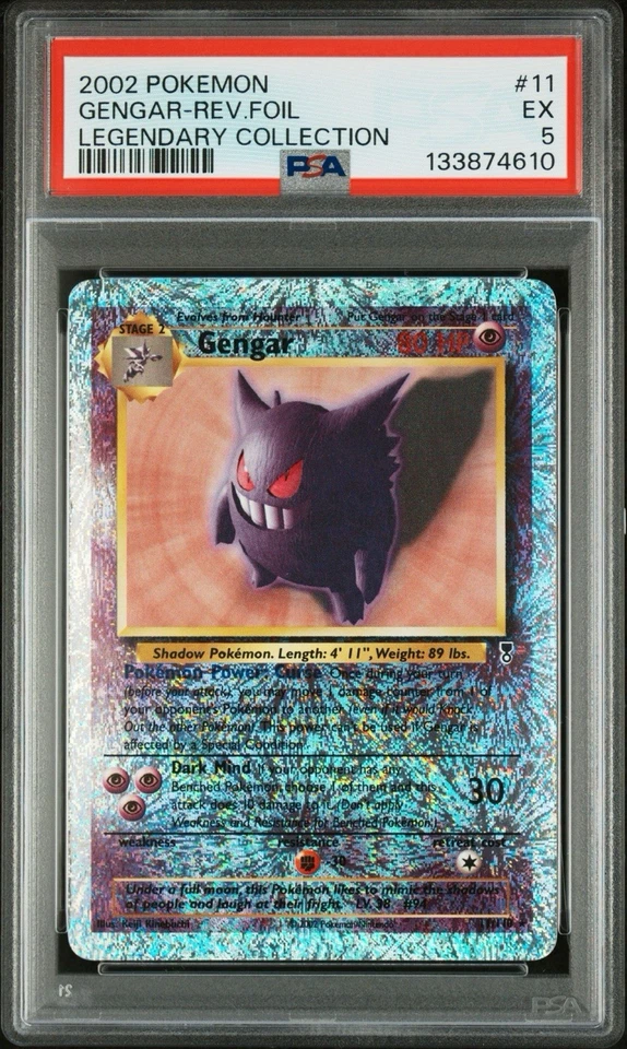 Gengar Legendary Collection Reverse Foil PSA 5 - Image 1 of 1