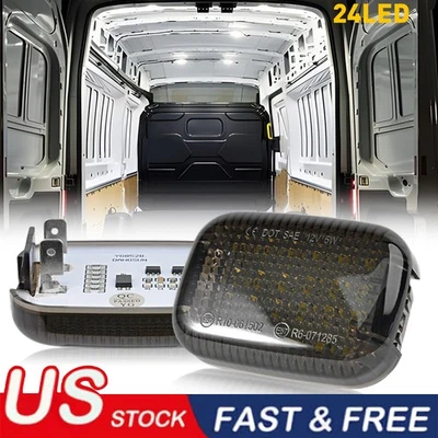 2x Interior LED Dome Light Cargo Area For 2015-2024 Ford Transit 150 250 350 HD - Imagem 1 de 4