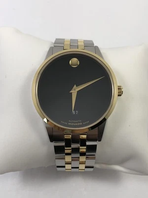 Reloj Hombre Movado Museum Clásico Automático Dos Tonos Acero Inoxidable 0608036 Foto 1 de 4