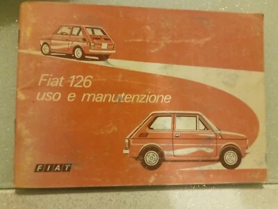 Manuale di istruzioni uso e manutenzione libretto Fiat 126 originale 1973 - Immagine 1 di 3