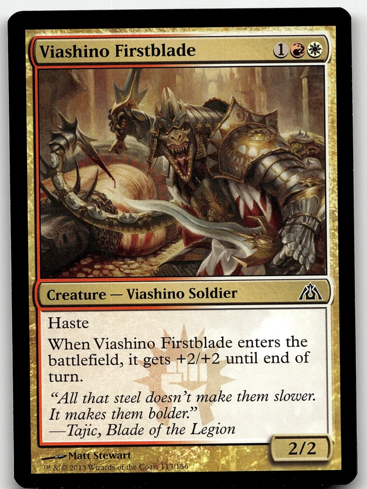 MTG Viashino Firstblade Dragon's Maze 113/156 Regular Common - Image 1 of 1