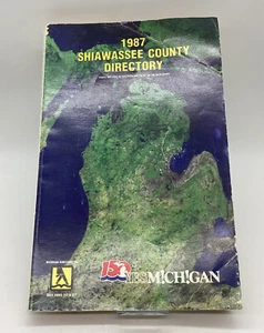 Vintage 1987 Shiawassee County Michigan Directory - 150 Yes M!ch!gan - Picture 1 of 14