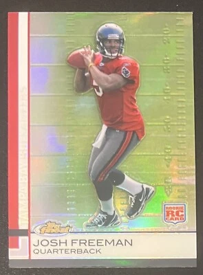 Josh Freeman 2009 Topps Finest ROOKIE Refractor #61 - Tampa Bay Buccaneers  - Image 1 of 2