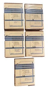 Vtg Encyclopedia Of Chemical Technology 1950’s Vol 7, 8, 9, 10, 14 Hard Cover - Picture 1 of 12