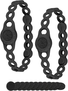 Fragrance Chain Aromatherapy Diffuser Elastic Silicone Bracelet Wristbands for W - Picture 1 of 12