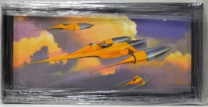 Star Wars Phantom Menace NABOO N-1 FIGHTERS FRAMED CONCEPT PRINT Doug Chiang '99 - Picture 1 of 2