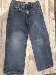 Old Navy Jeans 7 Regular Boys Blue Denim Straight Leg - Picture 1 of 4