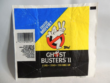 1989 Topps Ghostbusters II Original Trading Card Wax WRAPPER Vintage