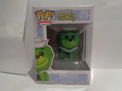 Pop 278 Sneezly Animation Funko Breezly and Sneezly  2017 & Plastic protector - Image 1 of 4