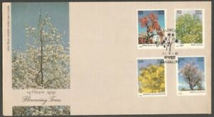 AOP India FDC 1981 Flowering Trees