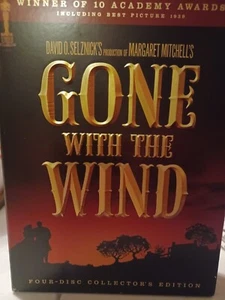 Gone With The Wind DVD 4-Disc Box Set W/ Insert Art Booklet 2004 collectors ed. - Picture 1 of 8