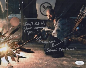 Francois Chau Signed 8x10 Ghost of Tsushima "Sensei Ishikawa" Photo JSA COA - Picture 1 of 2