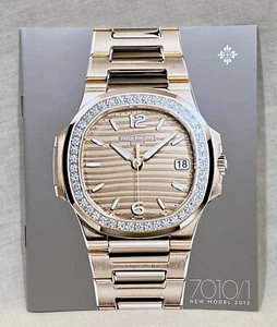 Patek Philippe 2013 Broschüre 7010/1 Nautilus Quarz Datum Sweep Sekunden Diamanten/ - Bild 1 von 5
