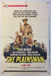Póster original de la película The Plainsman 1st Western vintage Don Murray Guy Stockwell - Imagen 1 de 1