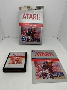 RealSports Baseball (Atari 2600) With Box And Manual Tested - Picture 1 of 8