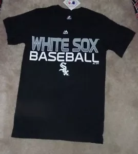 NEU MLB Chicago White Sox Baseball T-Shirt Herren S Small schwarz NEU Neu mit Etikett 55A6 - Bild 1 von 1