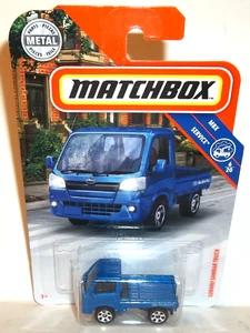 2019 MATCHBOX 1:64 MBX SERVICE 6/20 BLUE 2014 SUBARU SAMBAR TRUCK - Picture 1 of 7