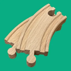 BRIO Eisenbahn 2x Gebogene Schiene kurz TOP ZUSTAND !!! # - Bild 1 von 2