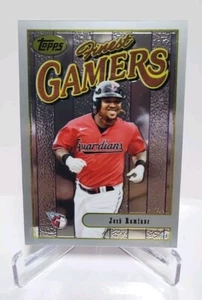 2023 Topps Finest Flashbacks José Ramírez Gamers Plata Poco Común #107 Guardianes - Imagen 1 de 2