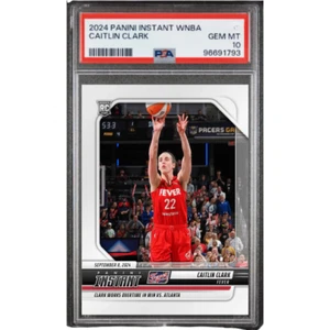 PREVENTA Caitlin Clark - 2024 Panini Instantáneo WNBA #195 - Tarjeta de Novato - PSA GEM 10 - Imagen 1 de 1