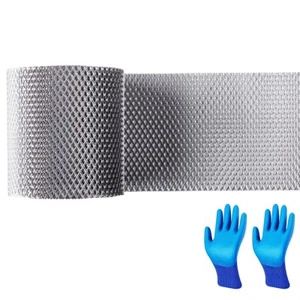 5 Inch Gutter Guard Screen Mesh Roll Leaf Filter Gutter Protection, 50Ft - Picture 1 of 7