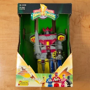 Banca in vinile Power Rangers Mighty Morphing 1994 vintage (Janex) - Foto 1 di 8
