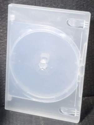 1 x Amaray dvd Cases 2 Disc 14 mm Clear Brand new Replacement UK Made P&P Free - Image 1 of 2
