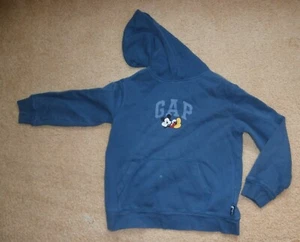 Gap Kids Mickey Mouse Disney Hoodie Sweatshirt Boys/Girls Blue Sz L 10 unisex - Picture 1 of 2
