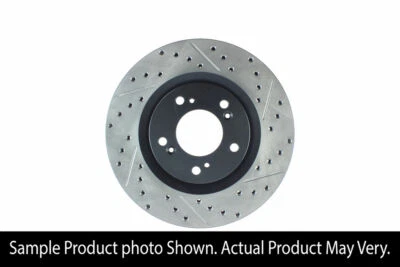 Rotor de freio dianteiro esquerdo StopTech Sport perfurado com fenda Honda S2000 2000-2009 - Imagem 1 de 4