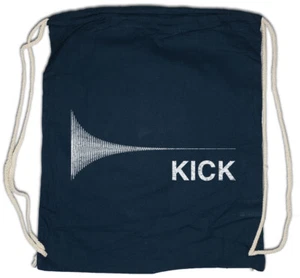 Wave Kick Drum Turnbeutel Techno MC DJ Audio Synthesizer Music Electro 90s - Picture 1 of 1