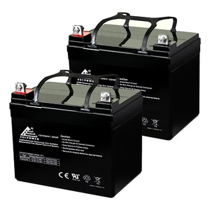 2 X 12V 35Ah Pride Mobility Jazzy Select GT Replacement Battery - 2 Pack - Picture 1 of 6