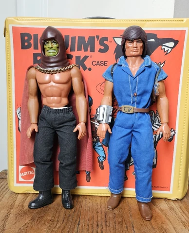 Big Jim Mattel Commander  Double Trouble & Zorak + Wolf P.A.CK. Carrying Case Cover