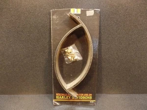 VINTAGE HARLEY DAVIDSON NOS CUSTOM CHROME BRAKE SHOE LININGS SET 12-439  - Picture 1 of 12