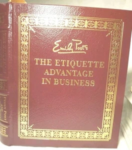 Easton Press Leather Bound Emily Post’s Etiquette 2nd Edition, 2005 - Bild 1 von 20