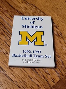 1992-93 University Of Michigan Basketball Team Set. Sealed. Fab5 - Picture 1 of 3