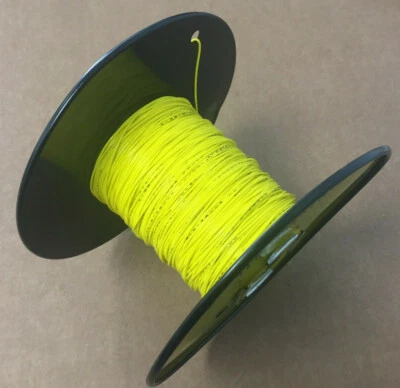 TELEDYNE THERMATICS M16878/4BEE4 SILVER PLATED COPPER WIRE 24AWG YELLOW 500ft - Изображение 1 из 3